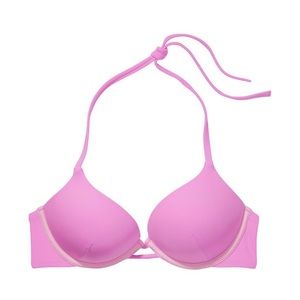 Essential Bombshell Add-2-Cups Push-Up Swim Top in Berry Gelato (top only)